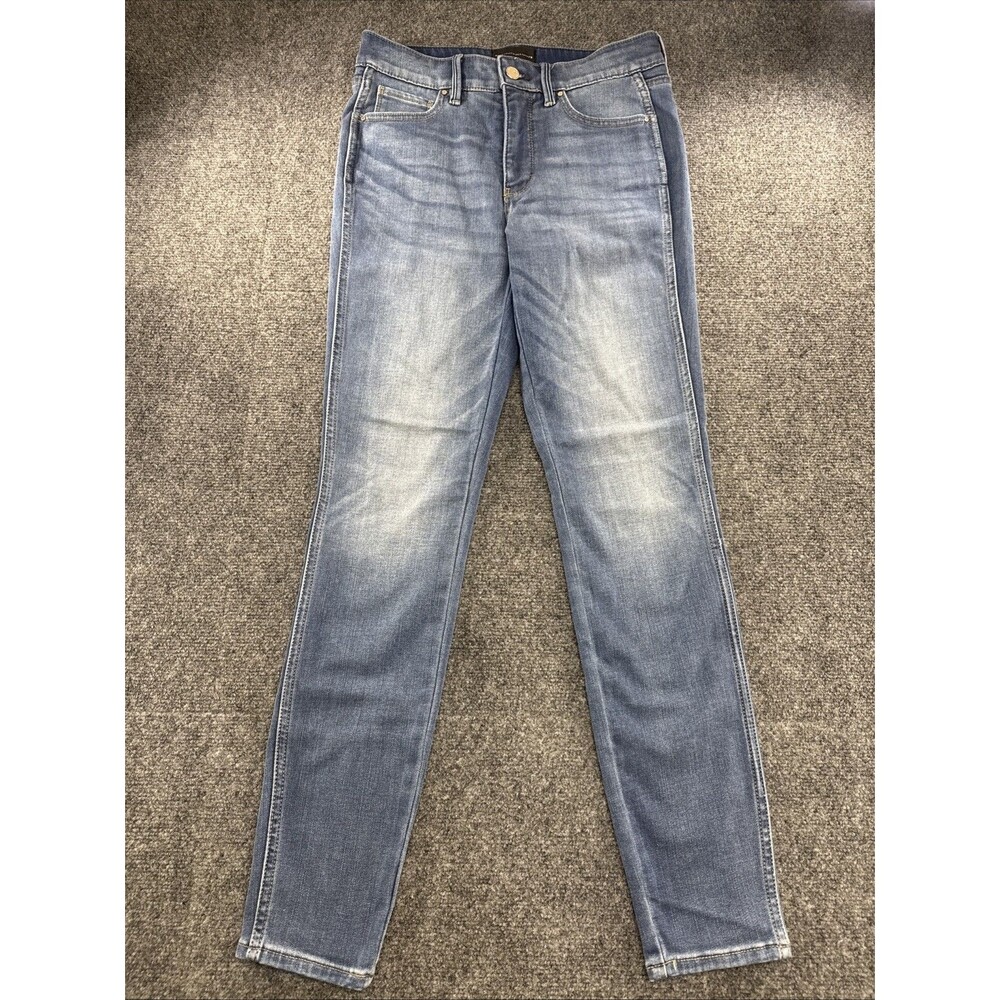 WHBM Cashmere Denim Jeans 4 High Rise Skinny Stretch Medium Wash Soft